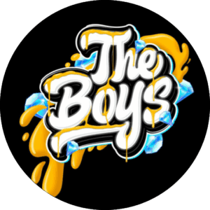 the boys black logo